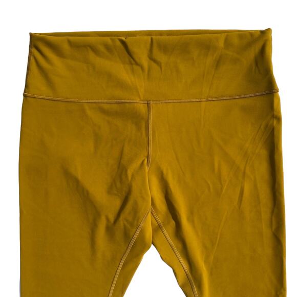 Lululemon Wunder Train Leggings High Rise Tight 25" Gold Spice Women's Size 18 - Picture 6 of 16